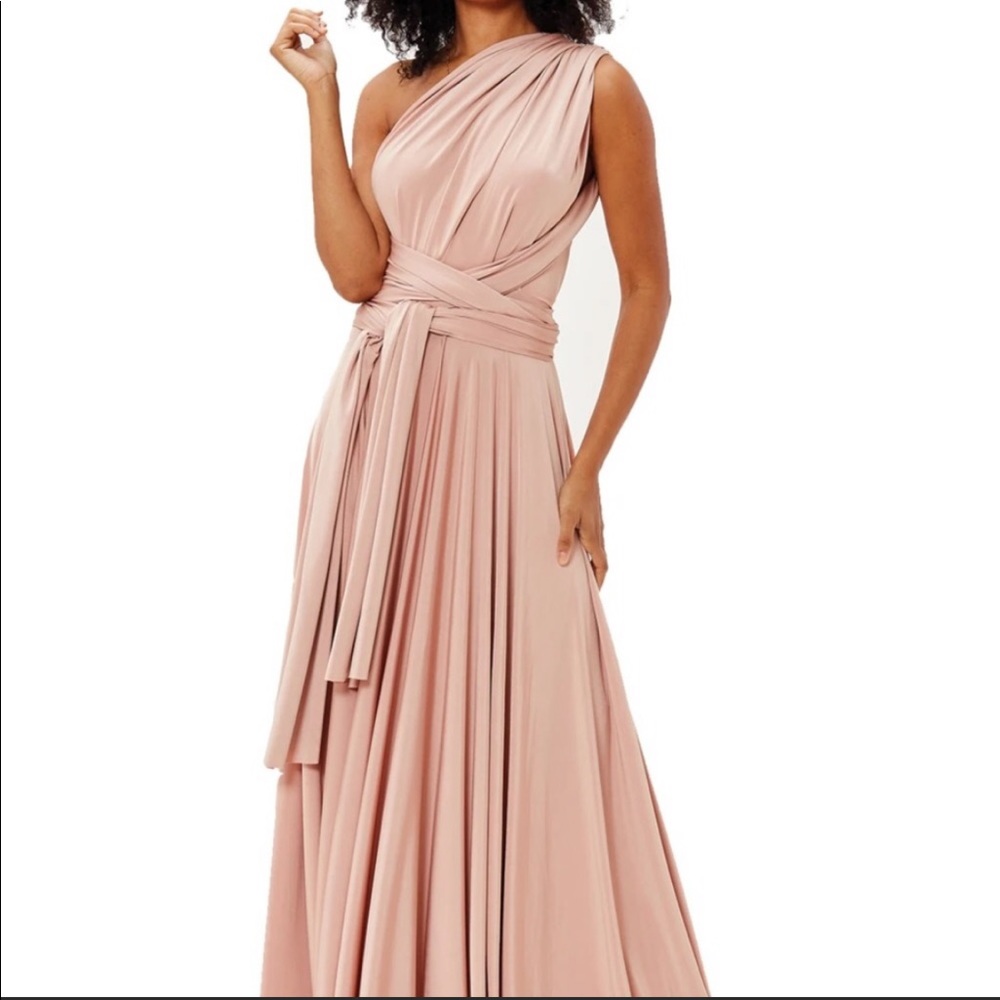 Twobirds Classic Ballgown in Rosewood